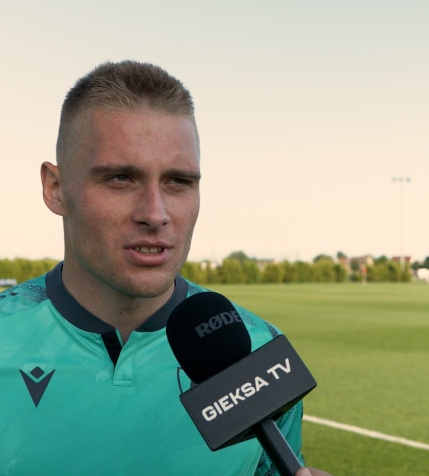 Oskar Repka po pierwszym sparingu [WIDEO]