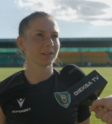 Aleksandra Nieciąg po meczu GKS - Slovacko [WIDEO]