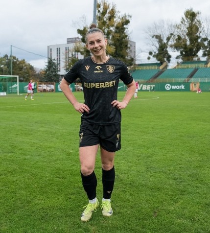 Aleksandra Nieciąg po meczu Śląsk - GKS [WIDEO]