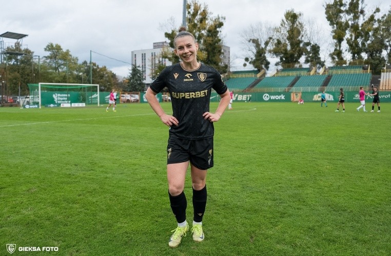 Aleksandra Nieciąg po meczu Śląsk - GKS [WIDEO]