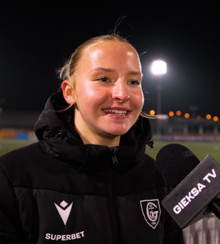 Wiktoria Marzec po meczu Ślęza - GKS [WIDEO]