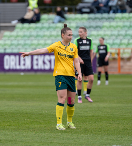 Aleksandra Nieciąg po meczu Rekord - GKS [WIDEO]