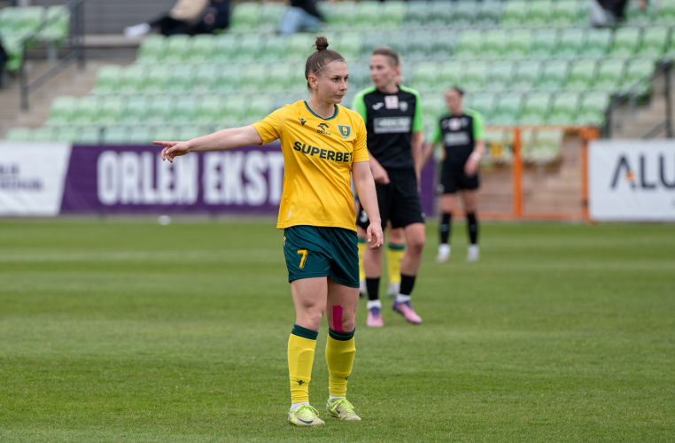 Aleksandra Nieciąg po meczu Rekord - GKS [WIDEO]