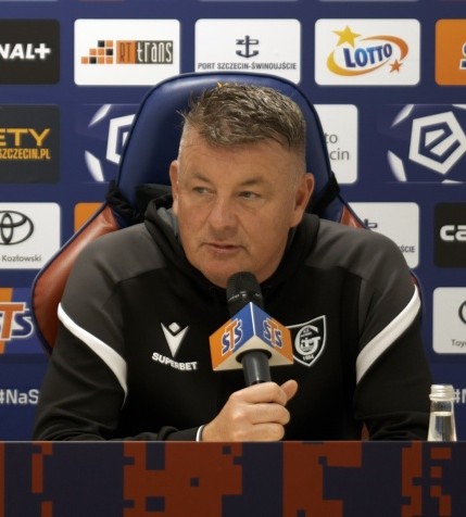 Konferencja po meczu Pogoń - GKS [WIDEO]