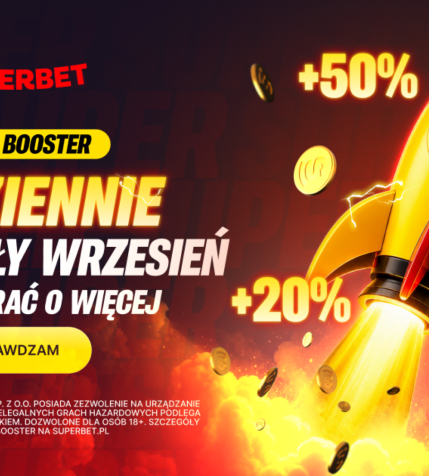 Super Booster w Superbet. Codziennie, przez cały wrzesień!